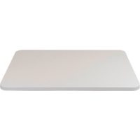 Tablero de mesa blanco alto brillo 800 x 450 x 28 mm
