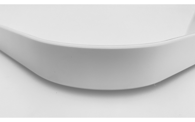 Lichtgewicht tafelblad wit hoogglans 800 x 450 x 28 mm