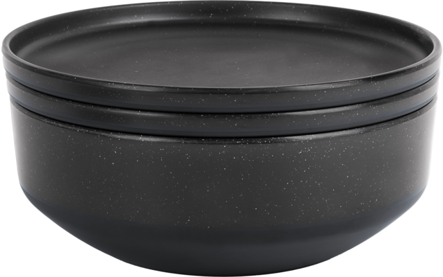 Produktbild Brunner 6 in 1 Odette Double Black Melamin Geschirrset 7-teilig 1