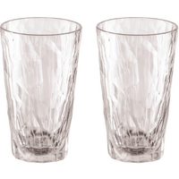 Koziol Club No. 6 Superglas Trinkgl&auml;ser 300 ml 2er-Set crystal clear