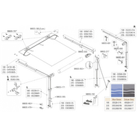 Fiamma tension arm 190 for Caravanstore 05 Fiamma item number 03567-05-