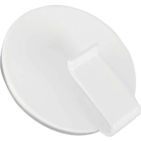 Silwy Magnet-Haken CLEVER WHITE inkl. Pad WHITE