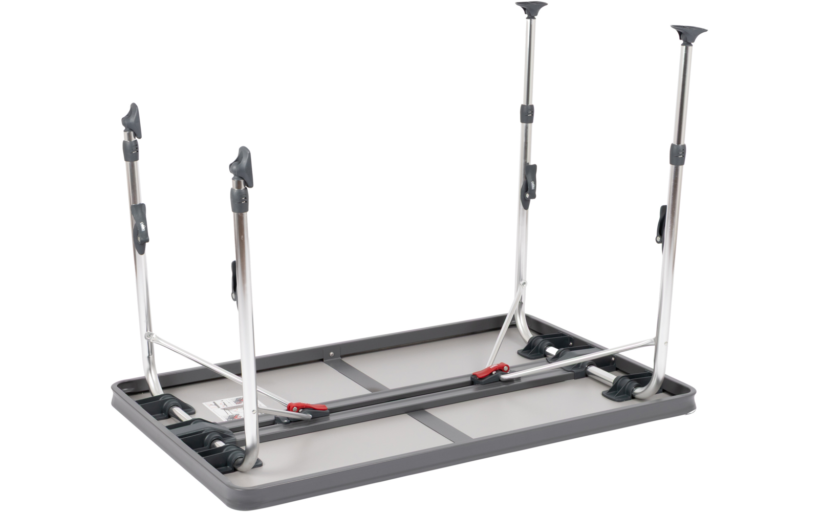 Imagen del producto Crespo AL/213-CTM-40 Juego de muebles de camping de 3 piezas con mesa regulable en altura / 2 sillas plegables / bolsa de transporte 1