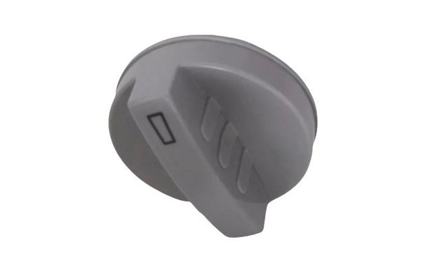 Thermostat Knob, silver grey