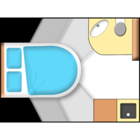 Berger Ready to go Bettdeckensystem 160x195/200 cm rundes Fu&szlig;teil braun