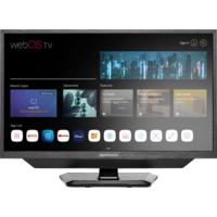 Alphatronics SLA-24 DSBW plus LED TV with Triple Tuner / DVD Player including DVB-T rod antenna 24 inch