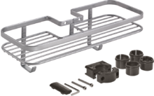 Metaltex Origin Luxy Ablage für die Brausestange einstellbar für Ø 18–25 mm