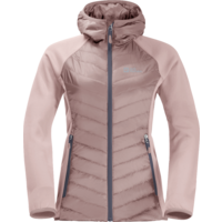 Jack Wolfskin Routeburn Pro Hybrid Damenjacke rose smoke