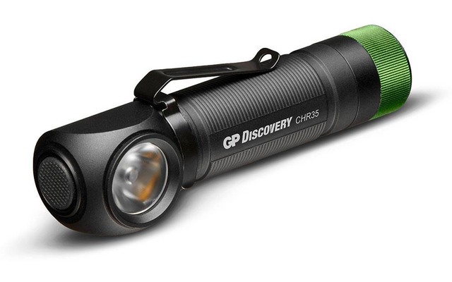 Produktbild GP Batteries CH35 Multifunktions-Stirnlampe 600 Lumen mit USB-Ladefunktion 1