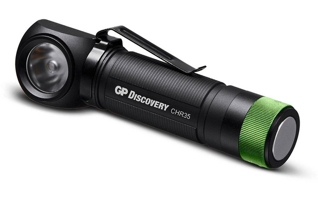 Produktbild GP Batteries CH35 Multifunktions-Stirnlampe 600 Lumen mit USB-Ladefunktion 1