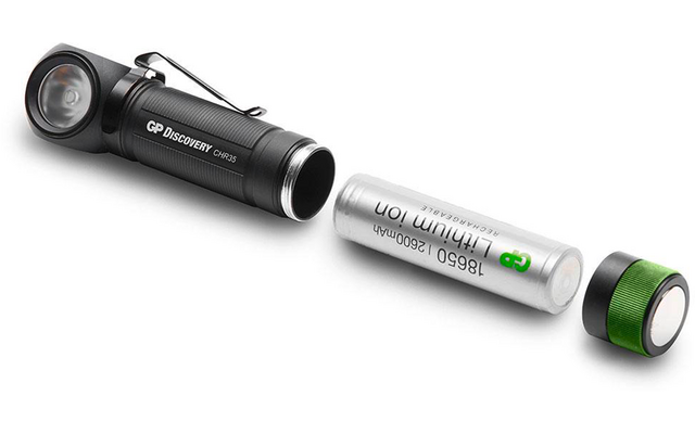 Produktbild GP Batteries CH35 Multifunktions-Stirnlampe 600 Lumen mit USB-Ladefunktion 1