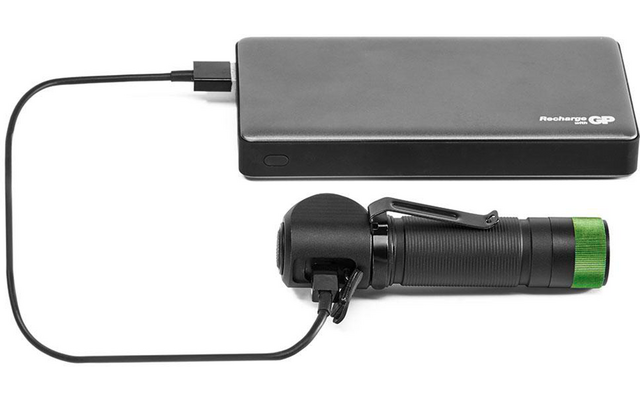 Produktbild GP Batteries CH35 Multifunktions-Stirnlampe 600 Lumen mit USB-Ladefunktion 1