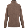 Braune Jacke von hinten mit Stehkragen