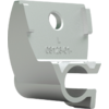 Fiamma steunpootbeugel links aluminium voor luifel F80L 450-600 - Fiamma onderdeelnummer 98673L204