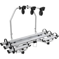 Berger Premium 3 XL Deichsel Fahrradtr&auml;ger silber f&uuml;r 3 Fahrr&auml;der E-Bike geeignet