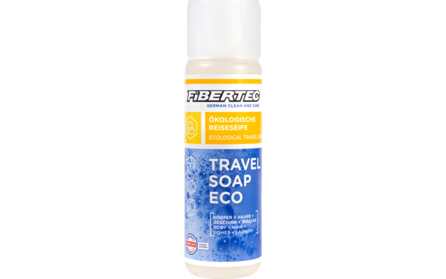 Sapone da viaggio Fibertec Eco Travel Soap 250 ml