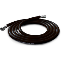 Enders Gasschlauch G &frac14;&lsquo;&lsquo; LH mit &Uuml;berwurfmutter schwarz &Oslash; 6,3 mm 250 cm 