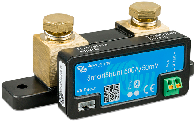 Monitor de batería Victron SmartShunt 500 A / 50 mV