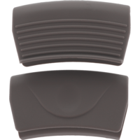 Berger Silikongriffe 2-tlg. f&uuml;r T&ouml;pfe und Pfannen grau