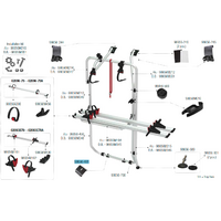 Fiamma onderbeugel geschikt voor Carry Bike VW T5 D / T6 D - Fiamma onderdeelnummer 98656-461