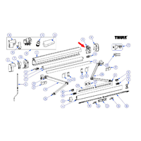 Thule Endplatte rechts passend zu Omnistor 5200