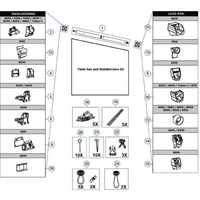 Thule Rafter Spannstange 2,5m passend zu Thule Serie 5 / 6 / 8 / Blocker G2