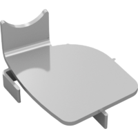 Fermeture droite Fiamma pour store F45Ti L - couleur Titanium Num&eacute;ro de pi&egrave;ce 98655-439 Fiamma
