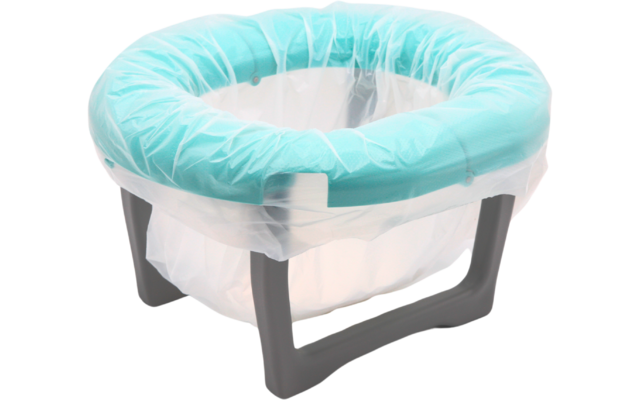 Produktbild Pee & Bob Starter-Set Klappt&ouml;pfchen mobil f&uuml;r Kinder bis 50 kg inklusive 5 Einwegbeutel 1