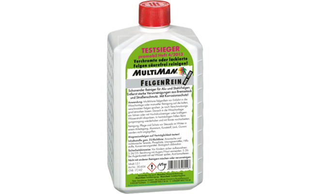 MultiMan Rim Cleaner 1000 Stock Bottle 1 Liter