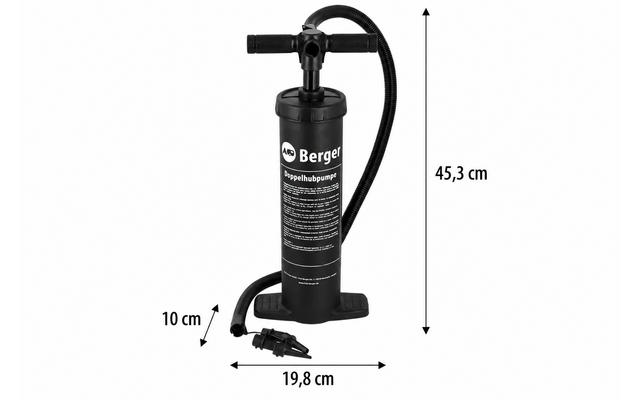 Imagen del producto Bomba de doble carrera Berger incl. aguja de v&aacute;lvula 1