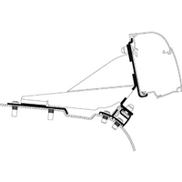 Thule Adapter PSA Minivan G2 f&uuml;r Markise Omnistor 4200