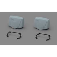 Kit top cover CB grey 2 pcs.