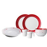 Brunner T&ecirc;te-&agrave;-t&ecirc;te Cosmic Melamin Geschirrset Antirutsch, BPA-frei und bruchunempfindlich 8-teilig 