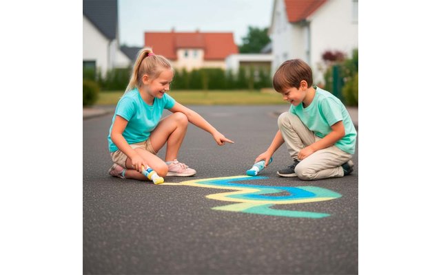 Produktbild alldoro Kreideroller-Set Stra&szlig;enmalkreide 3-teilig in gelb / gr&uuml;n / blau 1