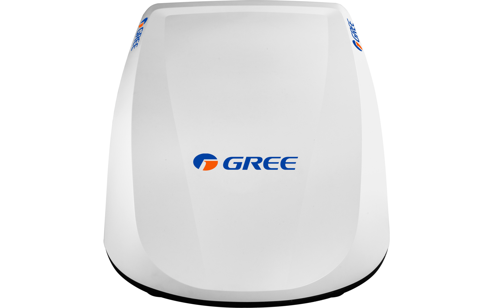 Weiße Klimaanlage von vorne mit GREE-Logo