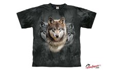 Harlequin Wolf Spirit Slate Herren T-Shirt 