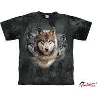 Harlequin Wolf Spirit T-Shirt 