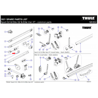 MOUNTING RAIL SCREW NAIL (X8)