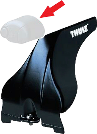 Thule Tappi Terminali Originali - 1500601589 - Ricambio Specifico Per Barre Portatutto