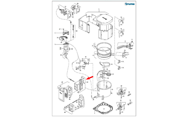 Truma sealing profile (140 mm)