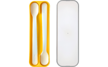 Mepal Mio voedingslepel set geel - 2-delige set