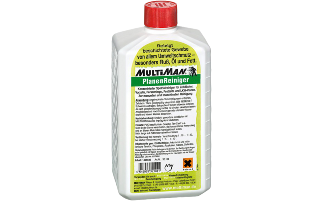 MultiMan TarpaulinClean 1000 cleaning agent pump spray bottle 1 liter