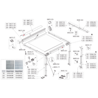 Barre de traction Fiamma et pied de support droite pour F35 250 article n&deg; 05557B01A Fiamma
