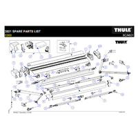 Thule Eindkappen voor Omnistor 5200/6300