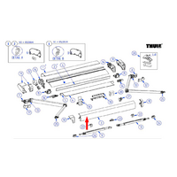LOOD RAIL 6200 4.00M WIT