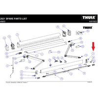 LH + RH ENDCAP LEADRAIL 4900 ANTHR.