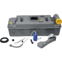 Thetford Abwassertank (links) passend zu Cassette C2/C3/C4