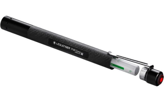 LedLenser P4R Core penlight con interfaz micro USB negro