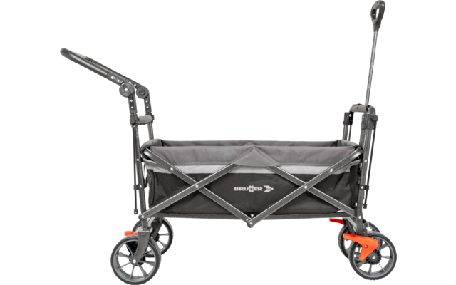 Product afbeelding Brunner Cargo Prime Bollerwagen klappbar schwarz 123 x 54,5 x 99 / 112 cm 1