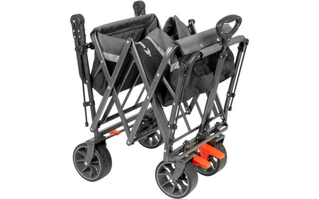 Product afbeelding Brunner Cargo Prime Bollerwagen klappbar schwarz 123 x 54,5 x 99 / 112 cm 1